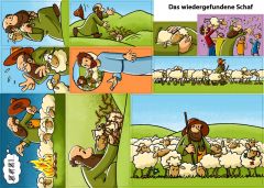 Figurenset - Das wiedergefundene Schaf