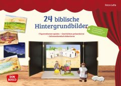 Kamishibai-Bilder-Set (DIN A3): 24 biblische Hintergrundbilder 