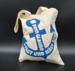 Bio Baumwollrucksack "getragen"