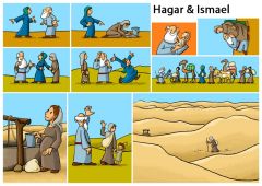 Figurenset - Hagar und Ismael